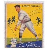 1934 Goudey Baseball Card Larry French #29