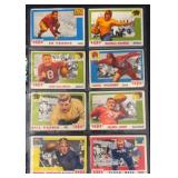 (8) 1955 Topps All American Football Cards