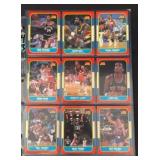 (18) 1986 Fleer Basketball Cards