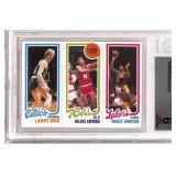 1980-81 Topps Bird/Magic Rookie Beckett 6
