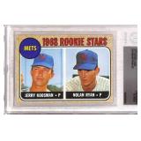 1968 Topps Nolan Ryan Rookie Beckett Authentic