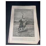 1883 Harper's Weekly Newspaper pages