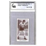 1938 Churchman Boxing Card James J. Braddock