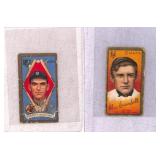 Two 1911 T205 Baseball Cards