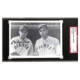 Signed Photo Bill Terry and Carl Hubbell Giants