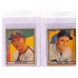 (2) 1941 Play Ball Baseball Cards Clift and Klein