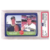 1986 Fleer #649 Canseco/Plunk Rookie Card PSA 7