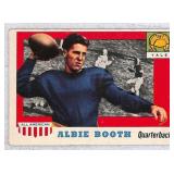 1955 Topps All American Albie Booth Card #86