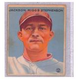 1933 Goudey Jackson Riggs Stephenson Card