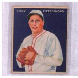 1933 Goudey Fred Fitzsimmons Baseball Card