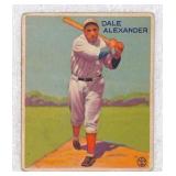 1933 Goudey Dale Alexander Crease Free