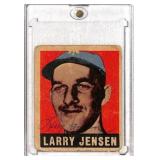 1948 Leaf Larry Jensen Signed Card #56