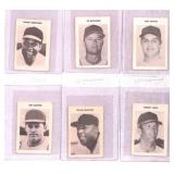 6 1969 Milton Bradley Baseball Cards