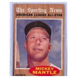 1962 Topps Mickey Mantle All-Star Card #471