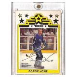 1977 O-Pee-Chee Gordie Howe 1000th Goal Card