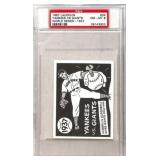 1967 Laughlin Yankees vs Giants Carl Hubbell PSA 8