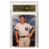 Mickey Mantle Graded Baseball Card All-Star 10