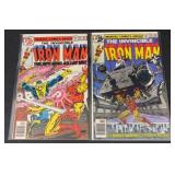 (2) 1978 High-Grade Iron Man Marvel Comic Books