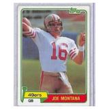 1981 Topps Joe Montana #216 Rookie