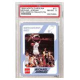 1989 North Carolina Michael Jordan Card PSA 8