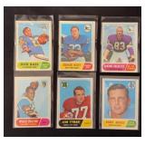 (87) 1968 Topps Football Estate Cards