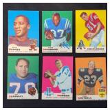 (121) 1969 Topps Football Estate Cards