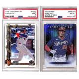 Juan Soto Graded Topps Baseball Cards (2)