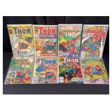 (8) 1980s-1990s Marvel Thor Comic Books
