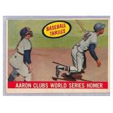 1959 Topps Baseball Card #467 Hank Aaron