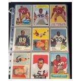 (45) 1960s Topps NFL Football Cards