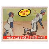 1959 Topps Baseball Card #467 Hank Aaron