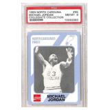 1989 North Carolina Michael Jordan PSA 8