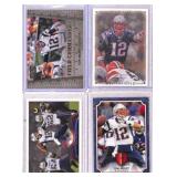 (4) Tom Brady Football Cards