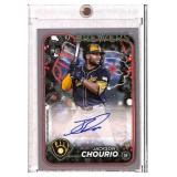 2024 Topps Holiday Jackson Chourio Autograph Card