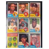 (54) 1963 Topps Baseball Mixed-Grade Cards