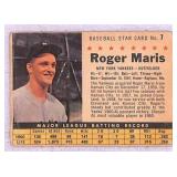 1961 Post Cereal Roger Maris Baseball Card