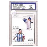 2023 Leaf Double Ohtani/Messi insert card CCG 10