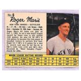 1962 Jello Crease free Roger Maris Baseball card