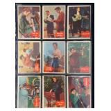 (9) 1956 Topps High-Grade Elvis Presley Cards