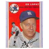 1954 Topps Ed Lopat Baseball Card #5