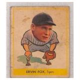 1938 Goudey Heads Up Ervin Pete Fox