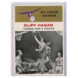 1961 Fleer Cliff Hagan St. Louis Hawks Card