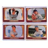 1955 Bowman Baseball Cards Lot of 4