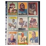 (45) Vintage NFL Hall Of Fame Football Cards