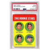 1963 Topps Rookie Stars Baseball Card #496 PSA 4