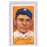 1912 T202 baseball panel Wheat Brooklyn HOF
