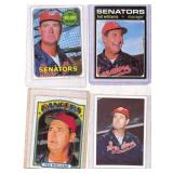 (4) Ted Williams Baseball Manager Cards