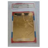 1987 Fleer Michael Jordan 23KT Gold Card PSA 8
