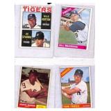 1960s Topps Baseball Cards Group of Four