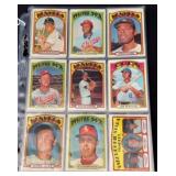 (45) 1972 Topps Baseball Cards